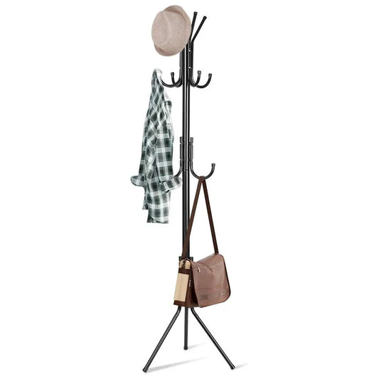 6 Hook Coat Hanger Clothes Stand Hanging