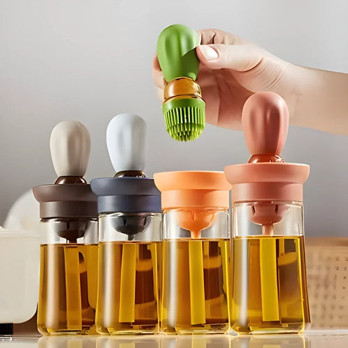 2-in-1 Oil Brush Dispenser