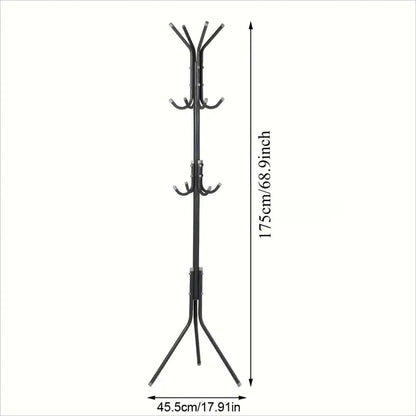 6 Hook Coat Hanger Clothes Stand Hanging