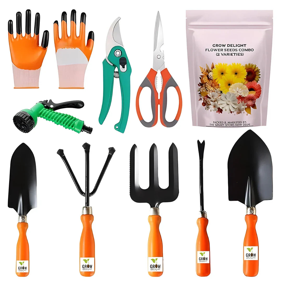 6 in 1 Garden Tools with Box