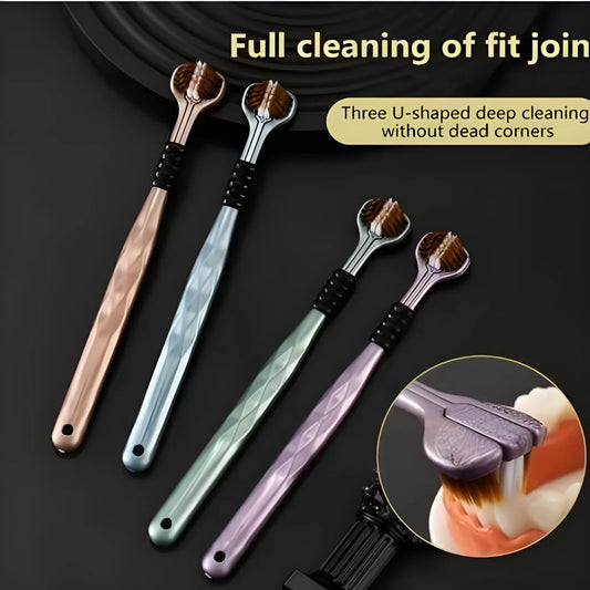 360° Triple-Sided Brush