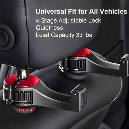 2-in-1 Car Hook Holder